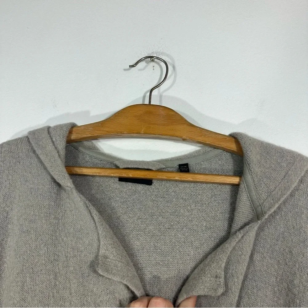ATM Anthony Thomas Melillo Gray Long Sleeve Long Line Wool Duster Cardigan - Picture 3 of 9